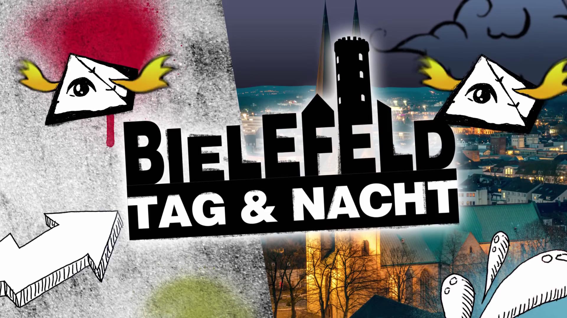 Bielefeld Tag und Nacht, Social-Spot im Auftrag der Bundeszentrale für politische Bildung. Regie Daniel-Hyan, 2018.